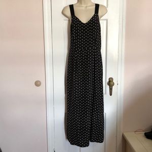 Steven Alan black silk sleeveless dress size 10